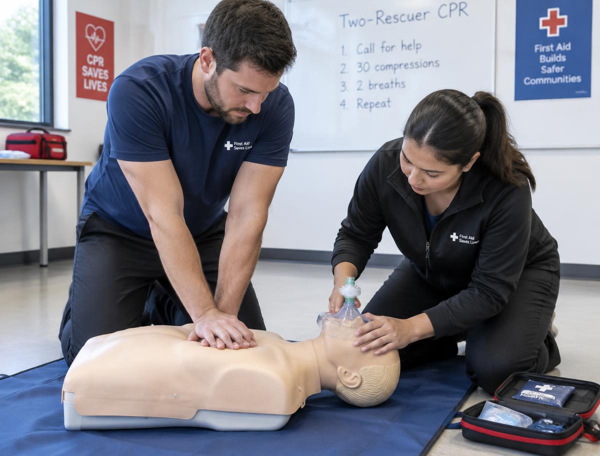 Standard First Aid with HCP CPR and AED Training Recertification